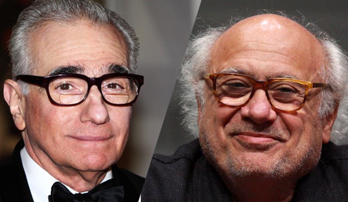 Martin Scorsese y Danny de Vito 