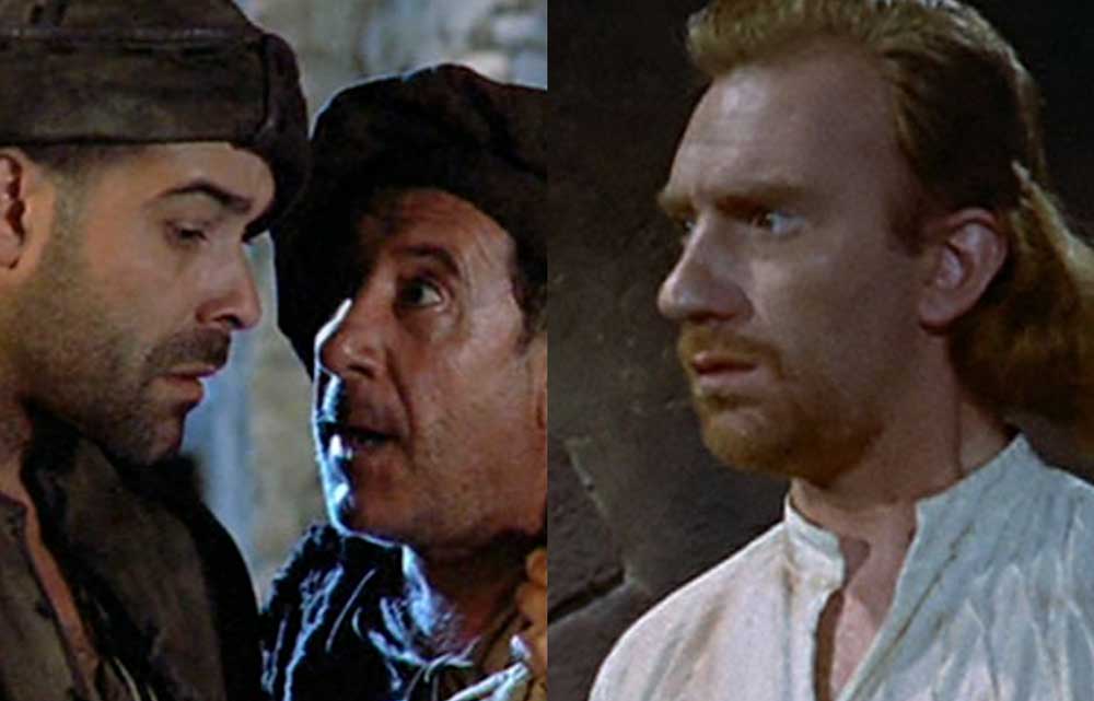 Fotogramas de las películas La venganza de Don Mendo (1961), de Fernando Fernán Gómez; y La marrana (1992), de José Luis Cuerda