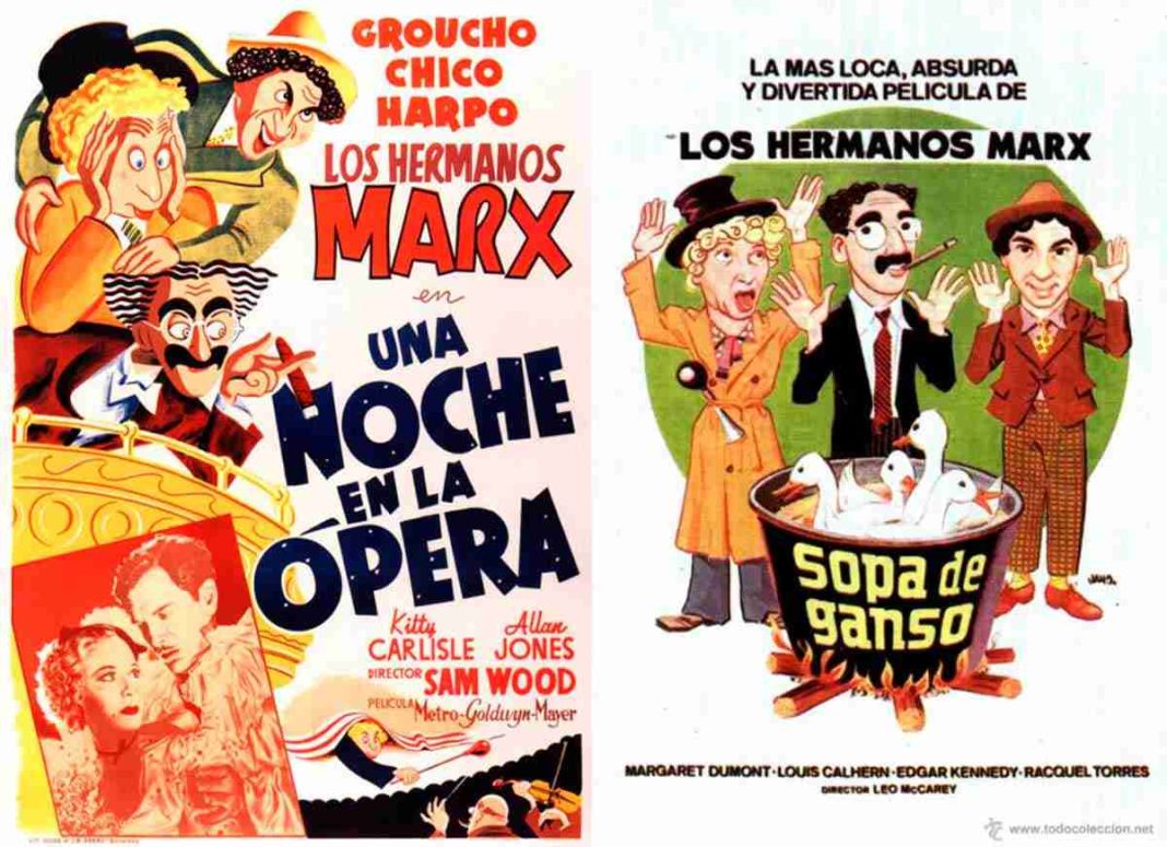 Una noche en la ópera (A Night at the Opera, 1935), Sam Wood y Sopa de ganso (Duck Soup, 1933), Leo McCarey